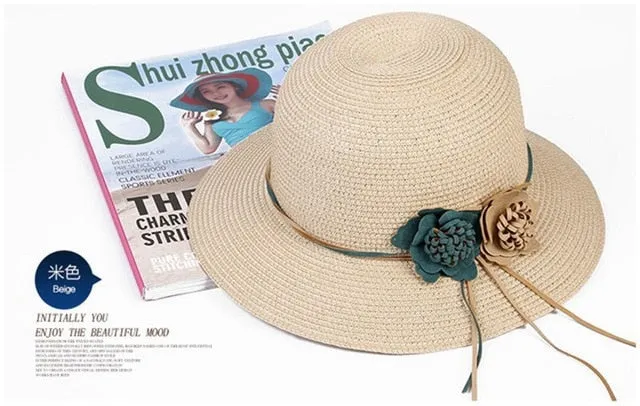 2019 New Female Summer Beach Hat Sun Hats Travel Cap