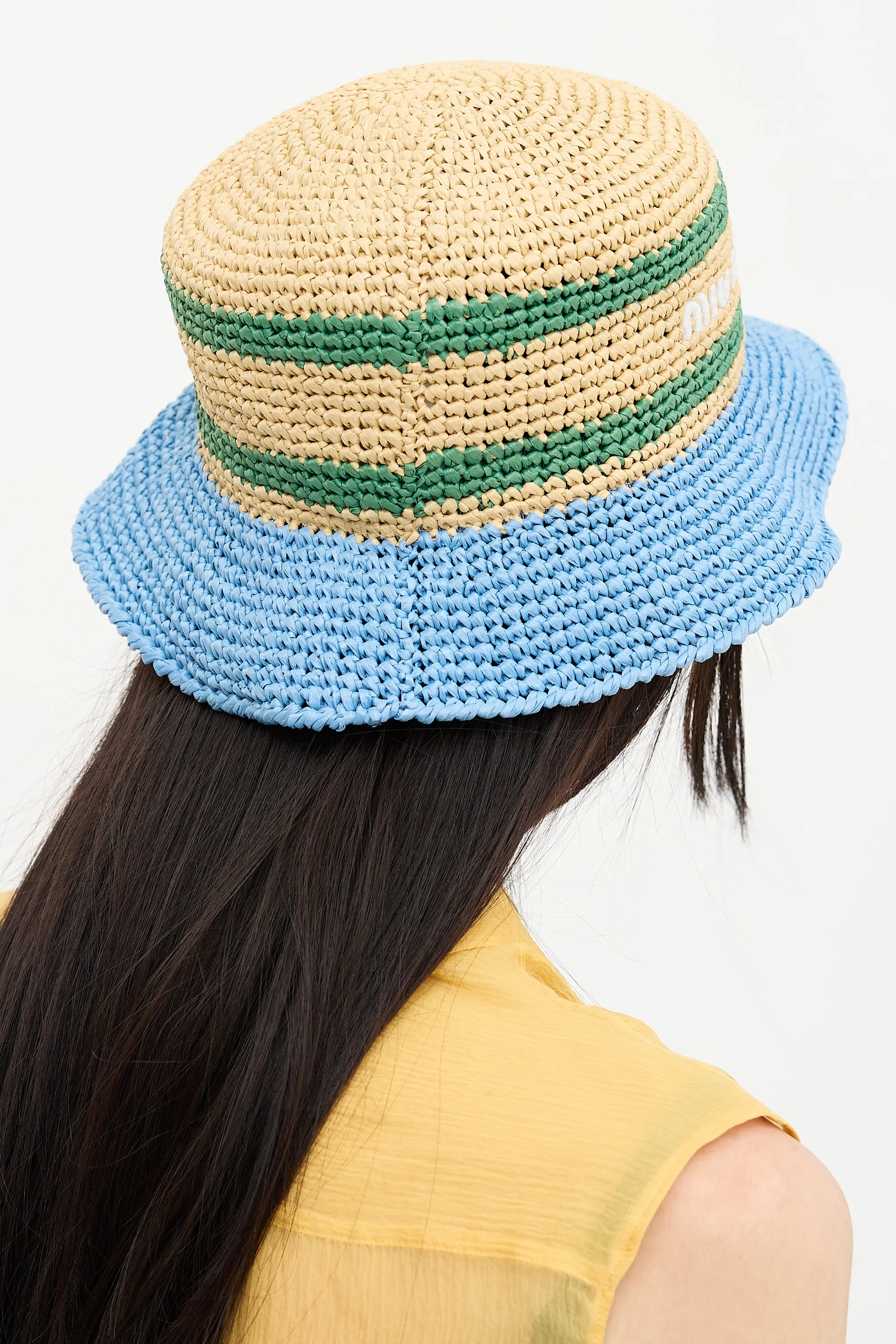 2023 Straw Stripe Logo Hat