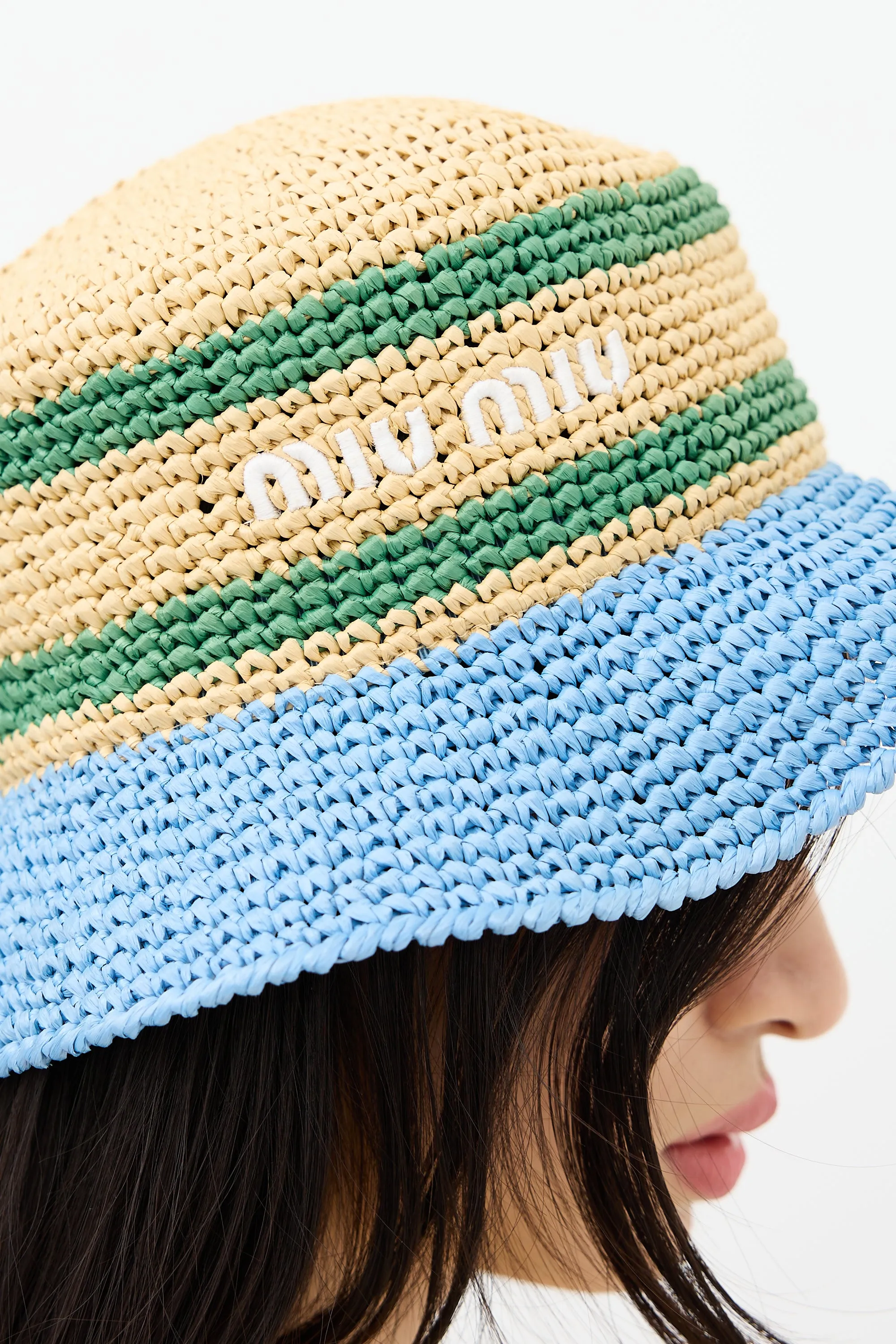 2023 Straw Stripe Logo Hat