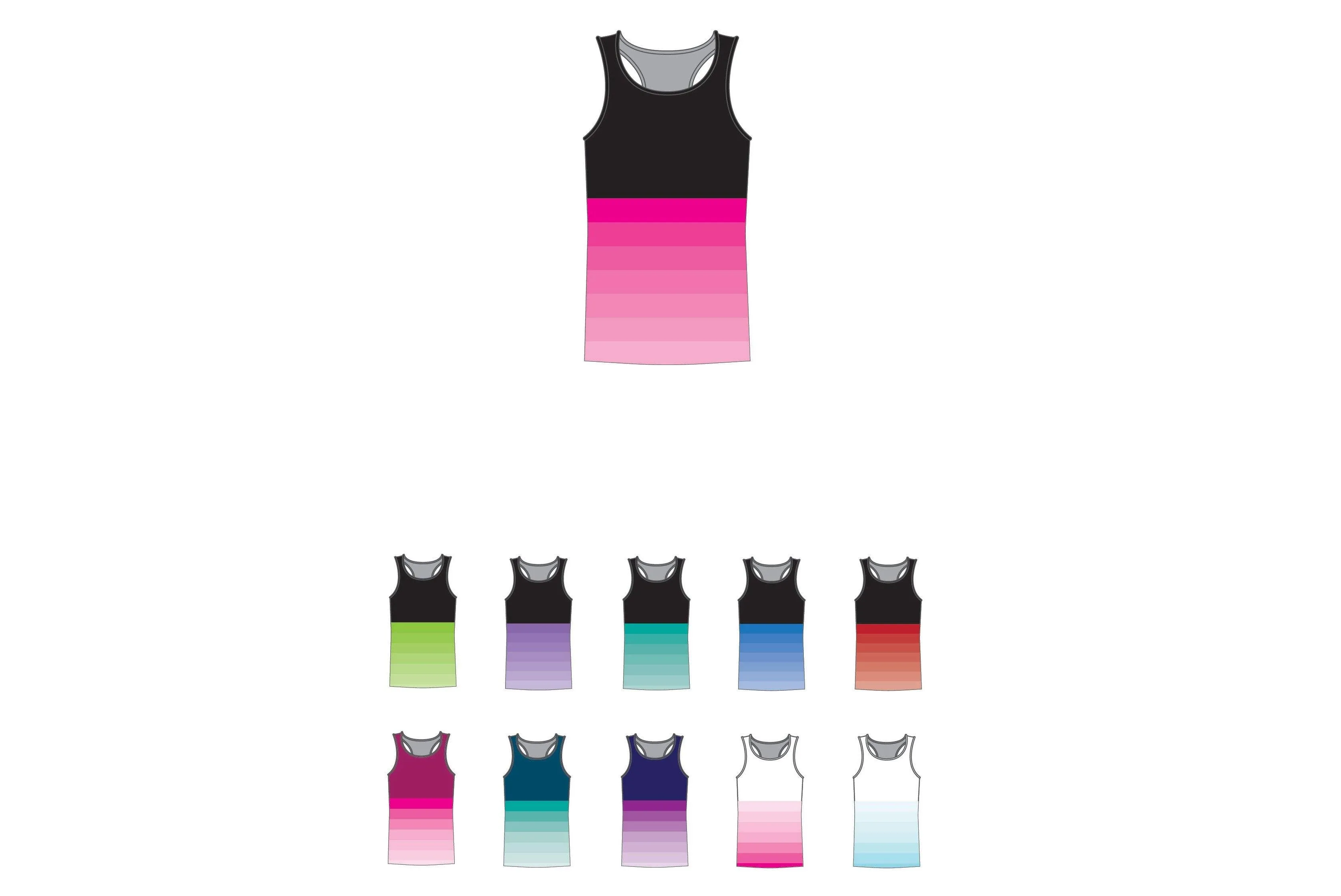 Banded Racer Strap Tank