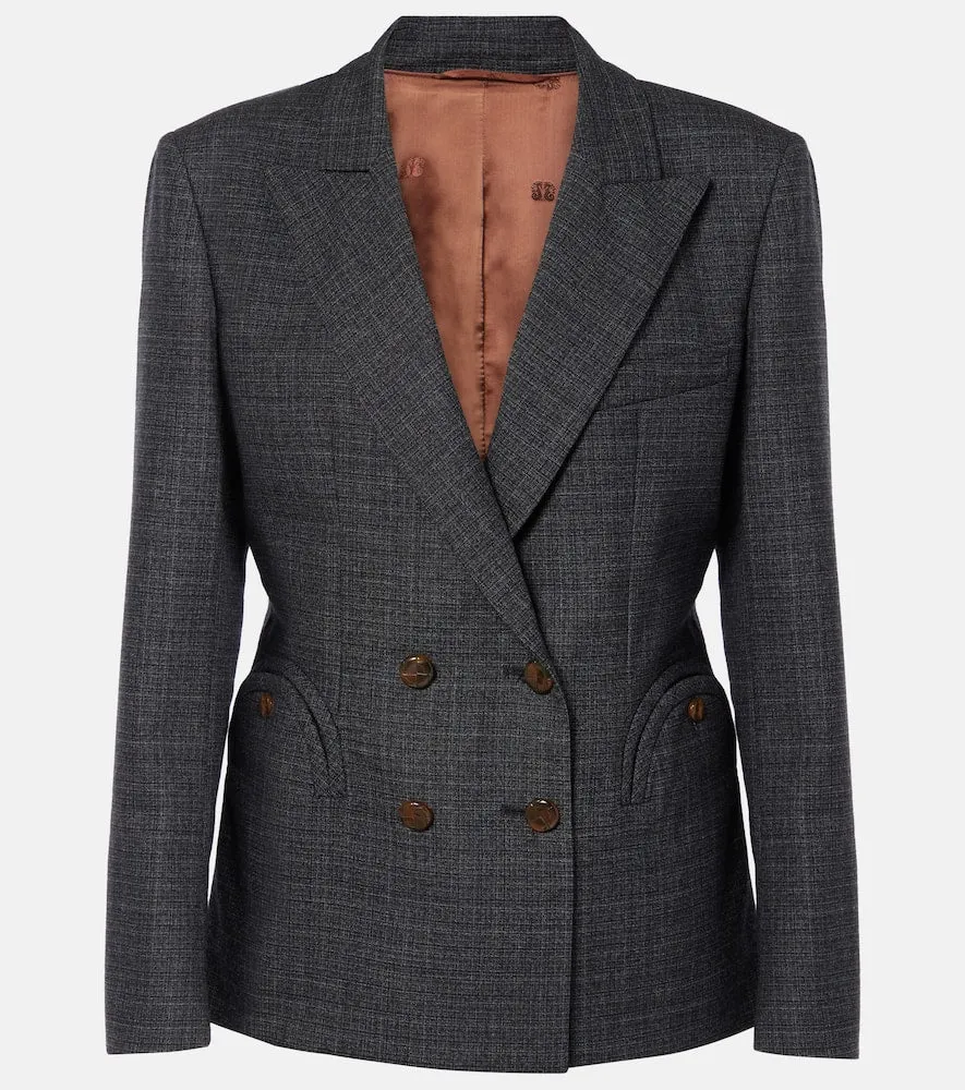 Blaze Milano Milano Hunley Charmer checked wool blazer