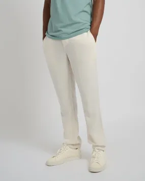 Button Front Elastic Linen Pant