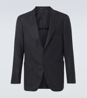 Canali Kei silk and cashmere blazer