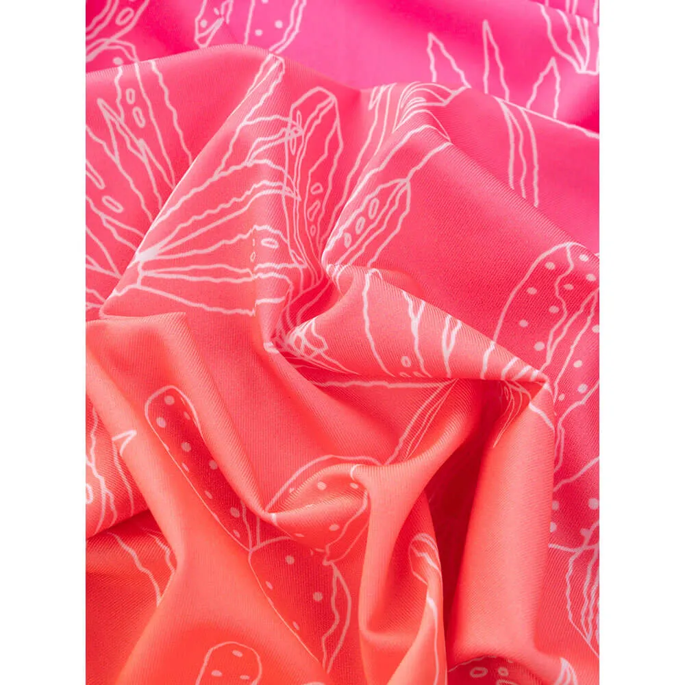 Chubbies The Sunset Succulent Performance Polo Shirt - Bright Pink