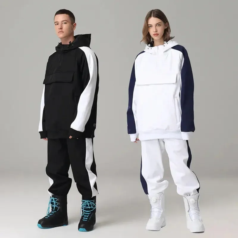 Couple Hooded Ski & Snowboard Jackets & Pants