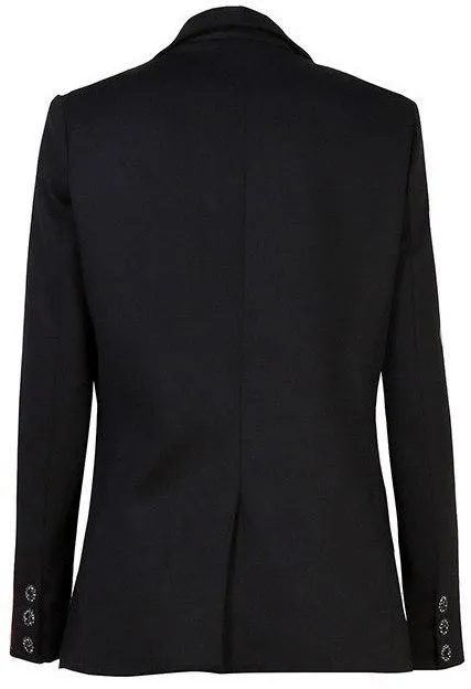 Crystal-Embellished Patchwork Blazer
