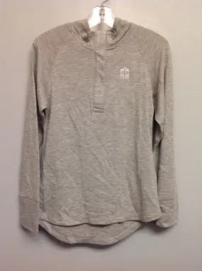 Garb performance Size 8 Gray Viscose Big Girls Work-Out Tops