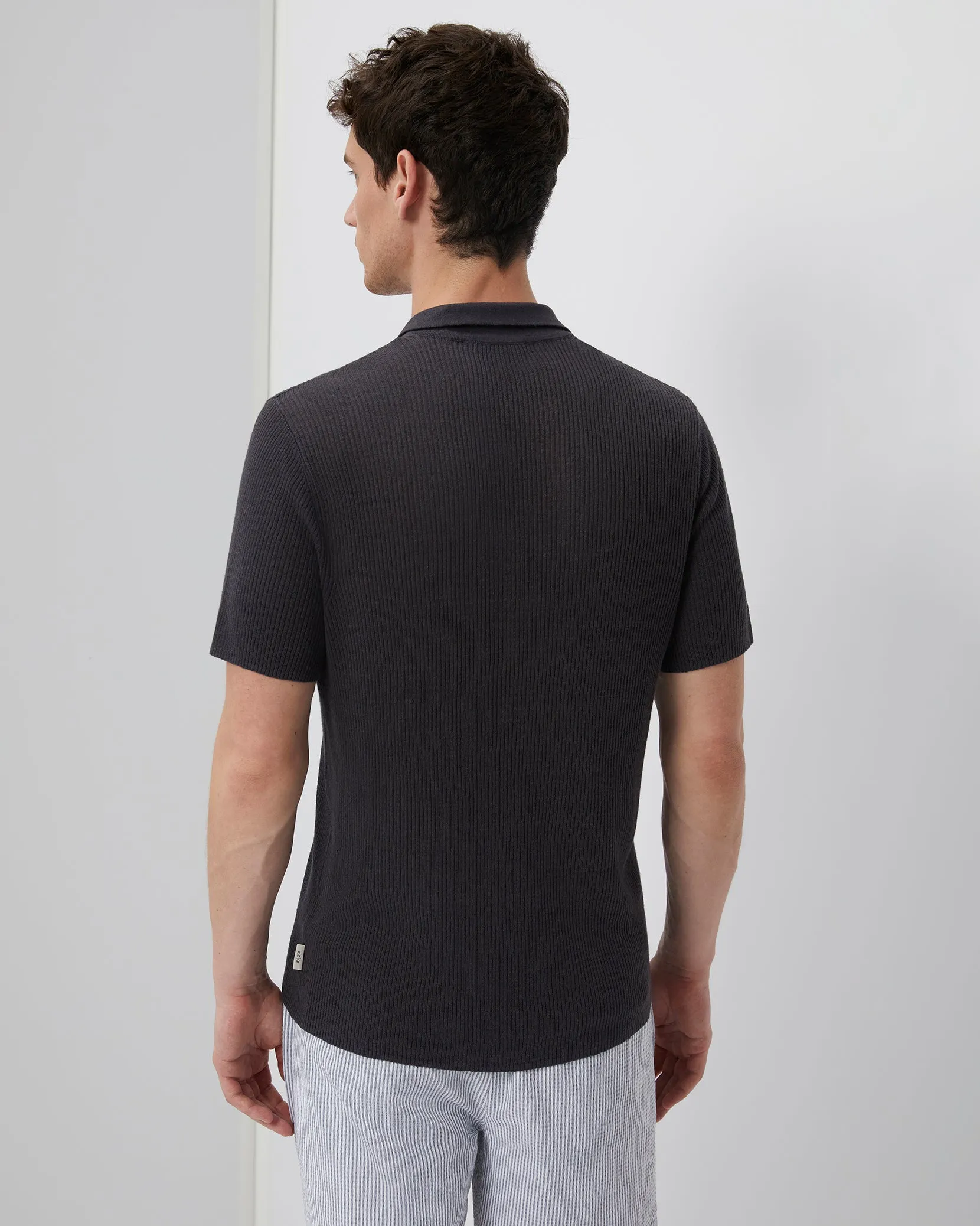 Johnny Collar Ribbed Polo