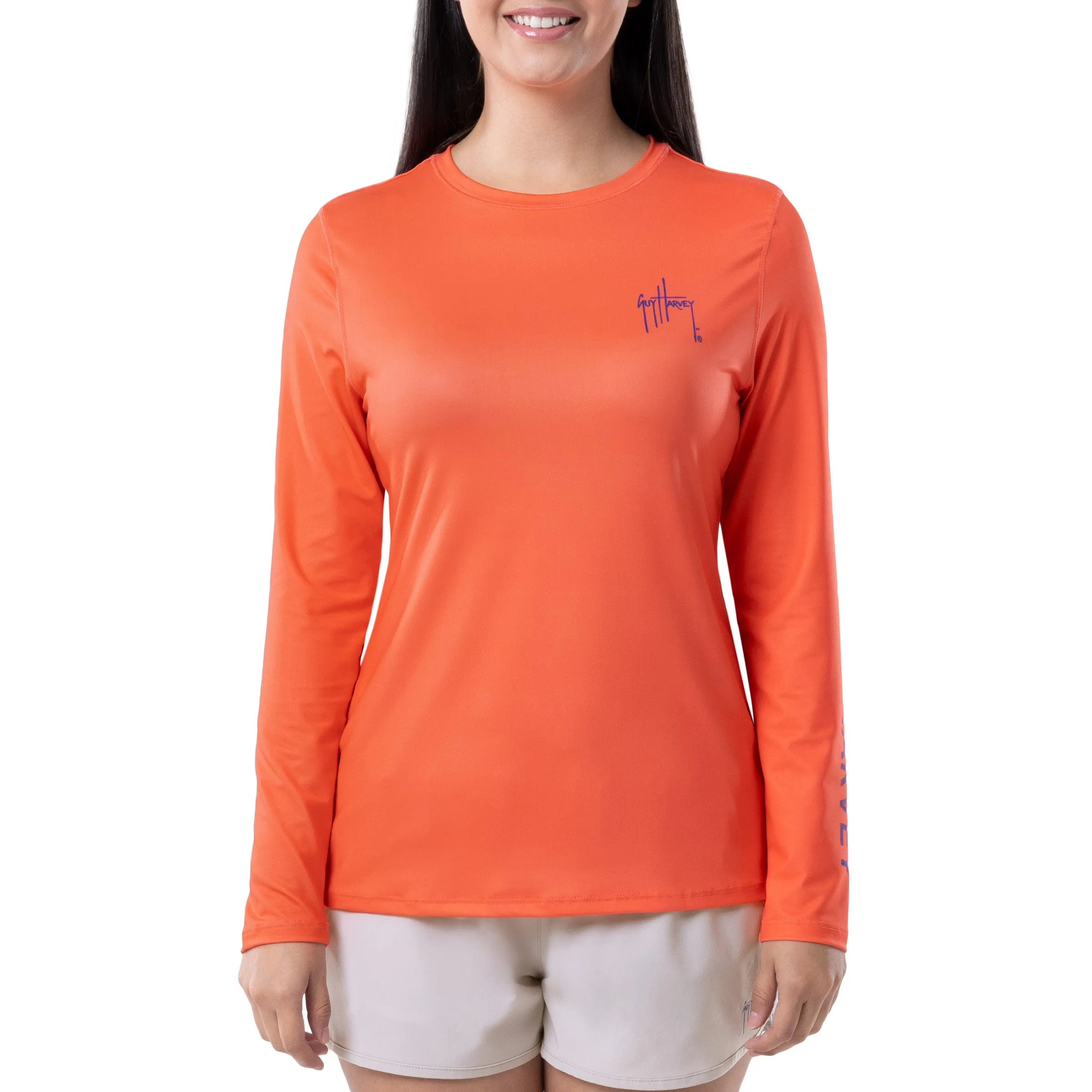 Ladies Burst of Florals Long Sleeve Sun Protection Shirt