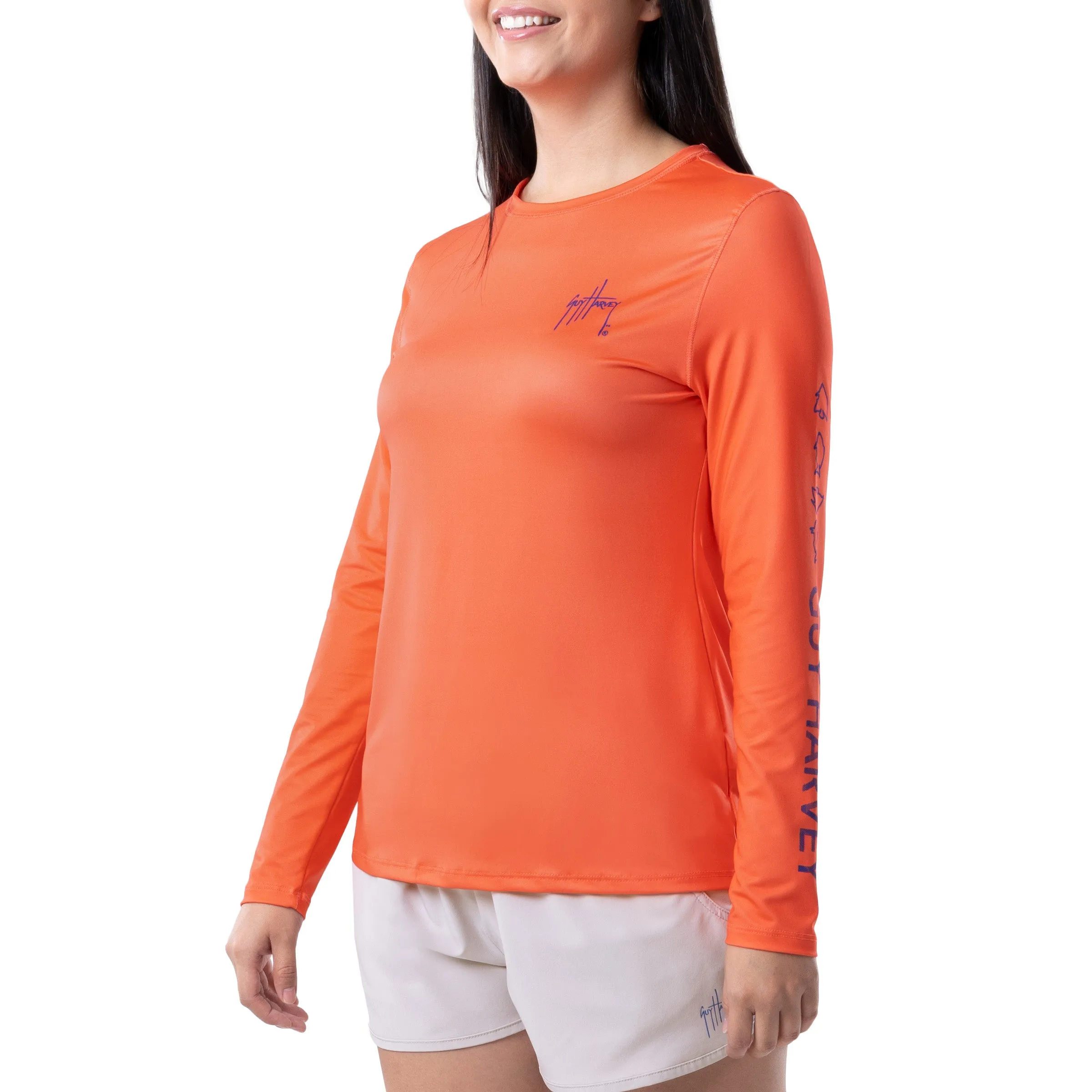 Ladies Burst of Florals Long Sleeve Sun Protection Shirt