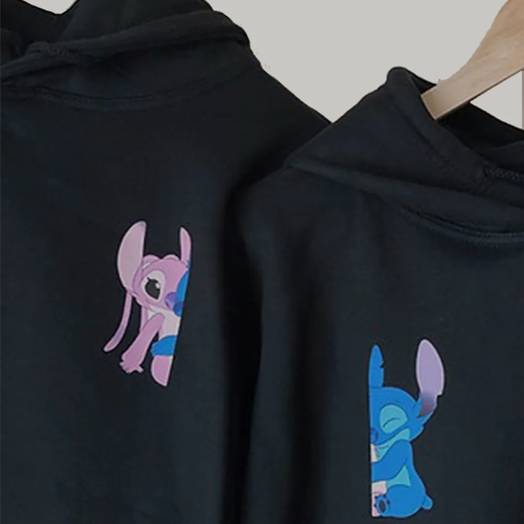 Lilo & Stitch Design Printed Hoodie