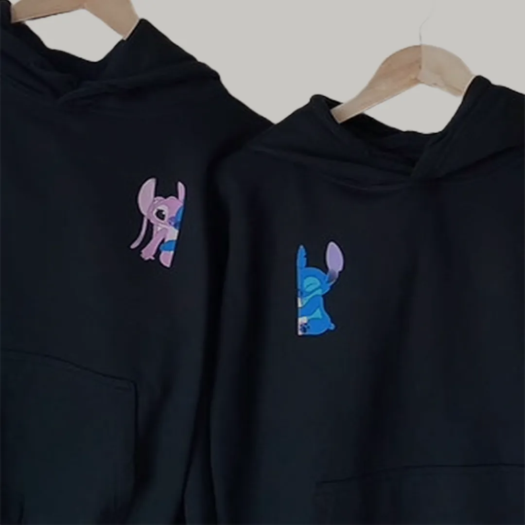 Lilo & Stitch Design Printed Hoodie