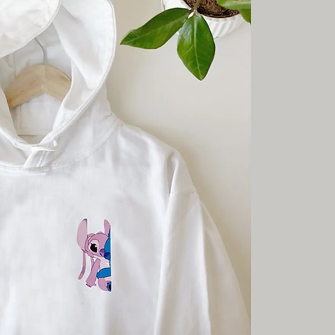 Lilo & Stitch Design Printed Hoodie