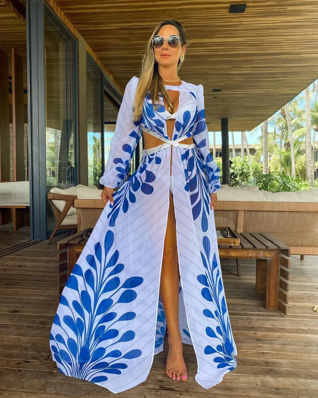 Long Sleeves & Dress Beach Cover Ups