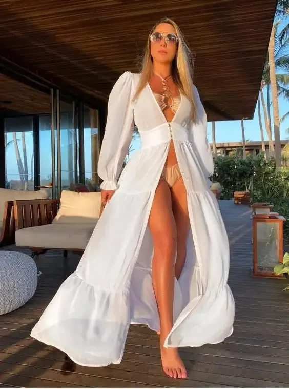 Long Sleeves & Dress Beach Cover Ups