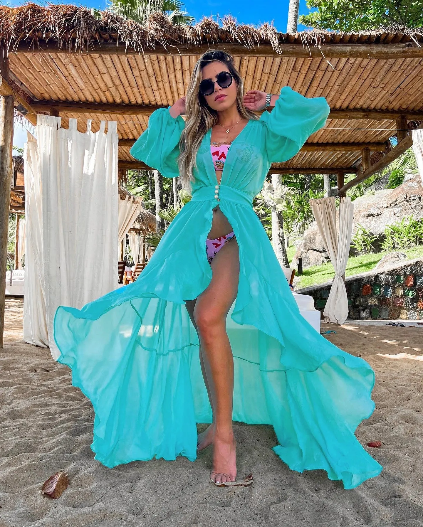 Long Sleeves & Dress Beach Cover Ups