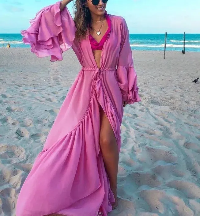 Long Sleeves & Dress Beach Cover Ups