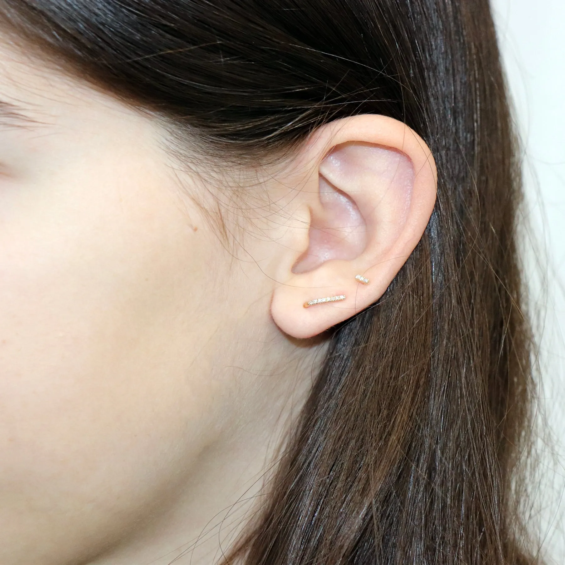 Mandy ear crawlers (white diamond)