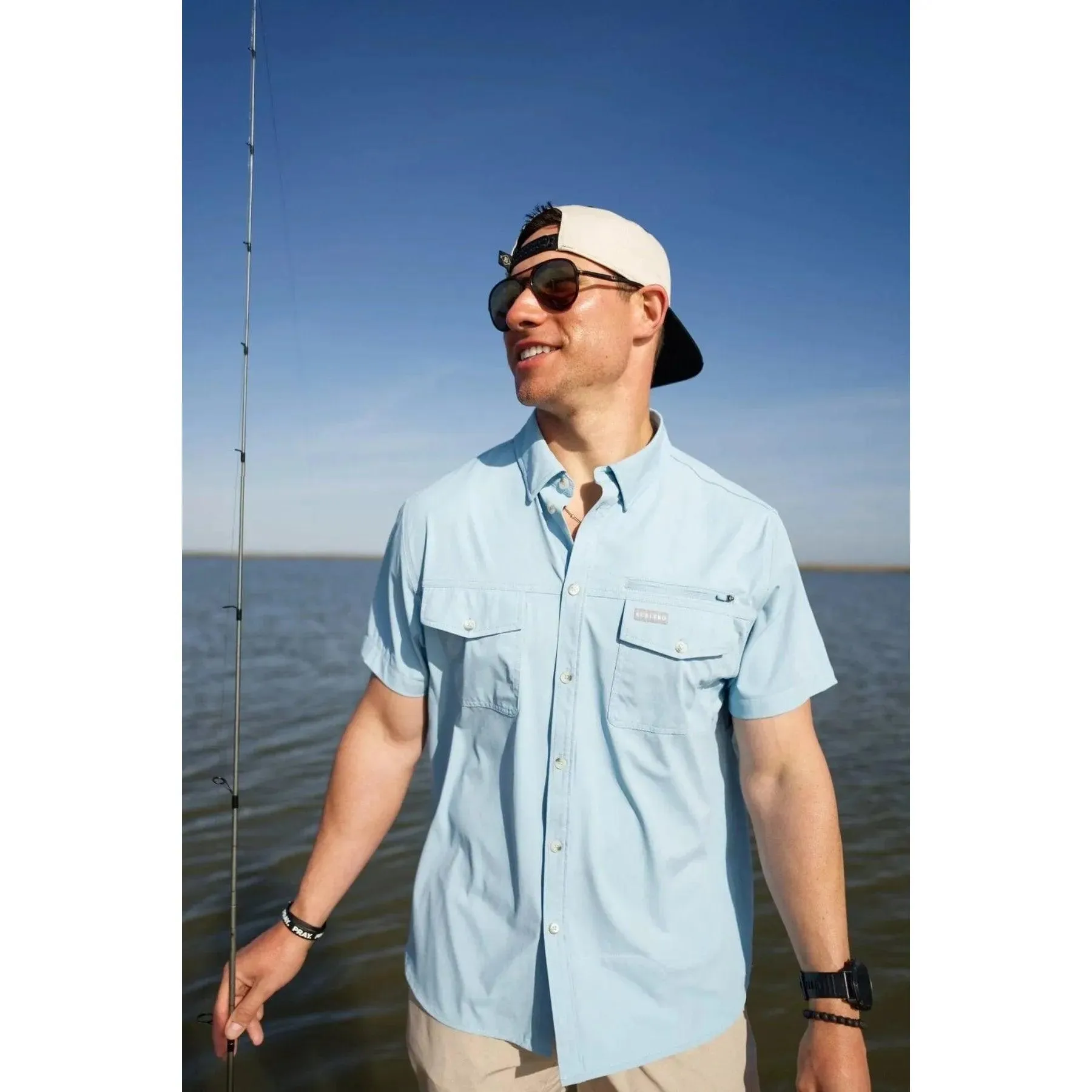 Men's Burlebo Performance Fishing Shirt PFS-DB