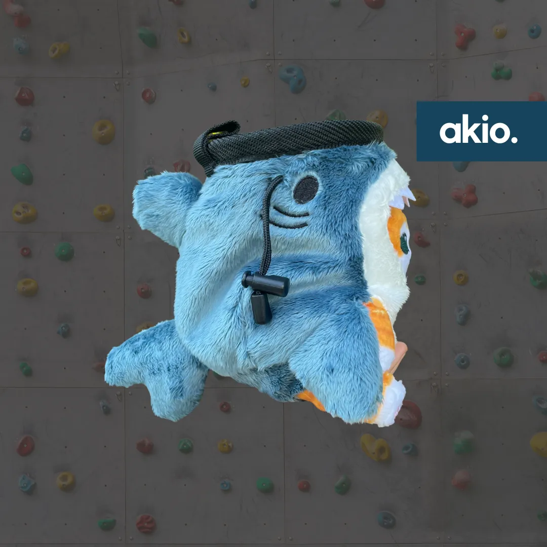 Mofusand Blue Shark Cat Chalk Bag