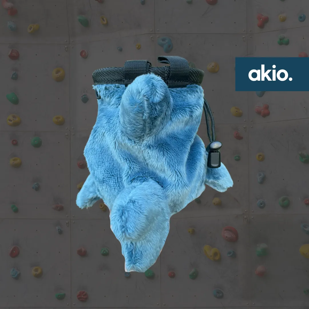 Mofusand Blue Shark Cat Chalk Bag