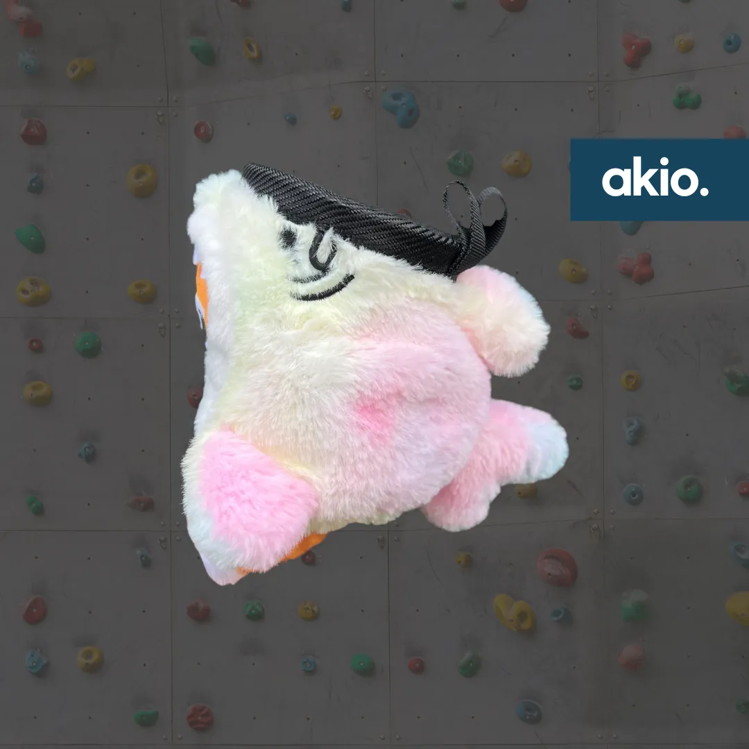 Mofusand Rainbow Shark Cat Chalk Bag
