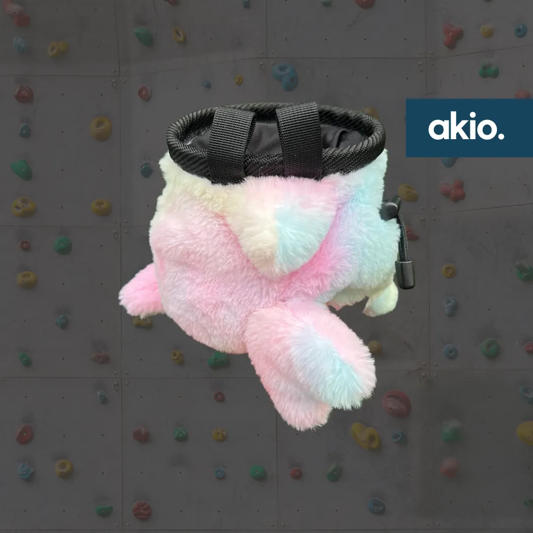 Mofusand Rainbow Shark Cat Chalk Bag
