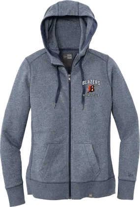 Philadelphia Blazers New Era Ladies French Terry Full-Zip Hoodie