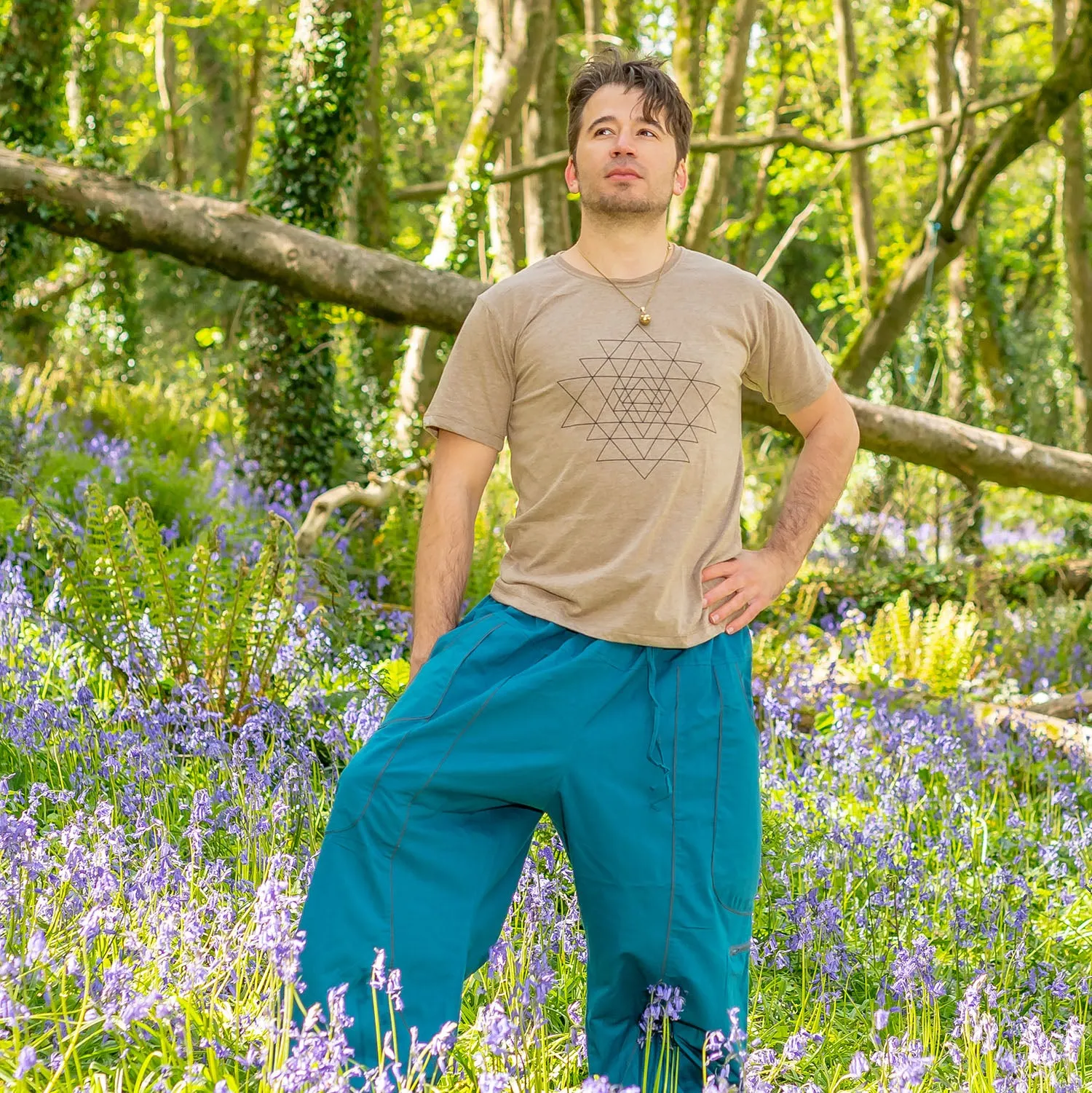Shiva T-shirt - Sri Yantra Print