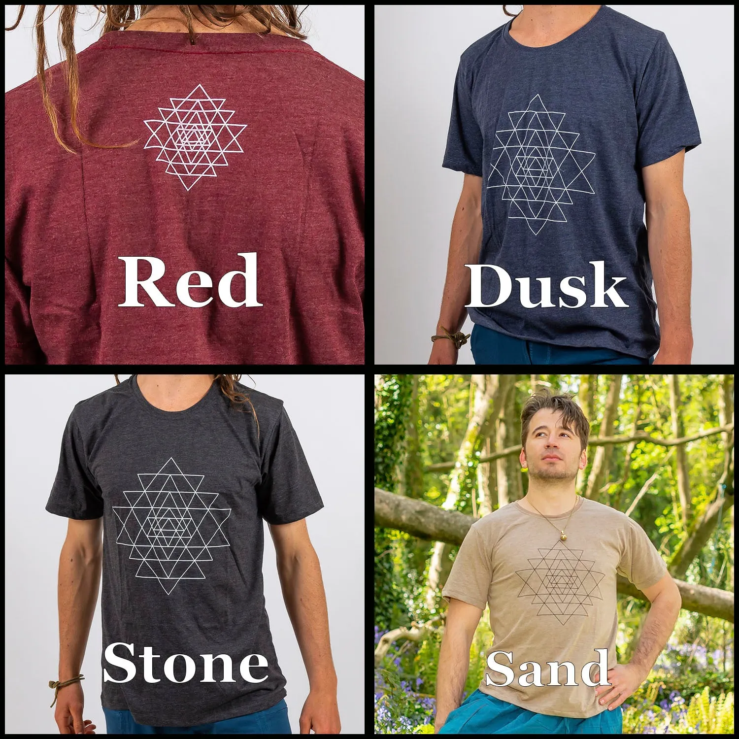 Shiva T-shirt - Sri Yantra Print