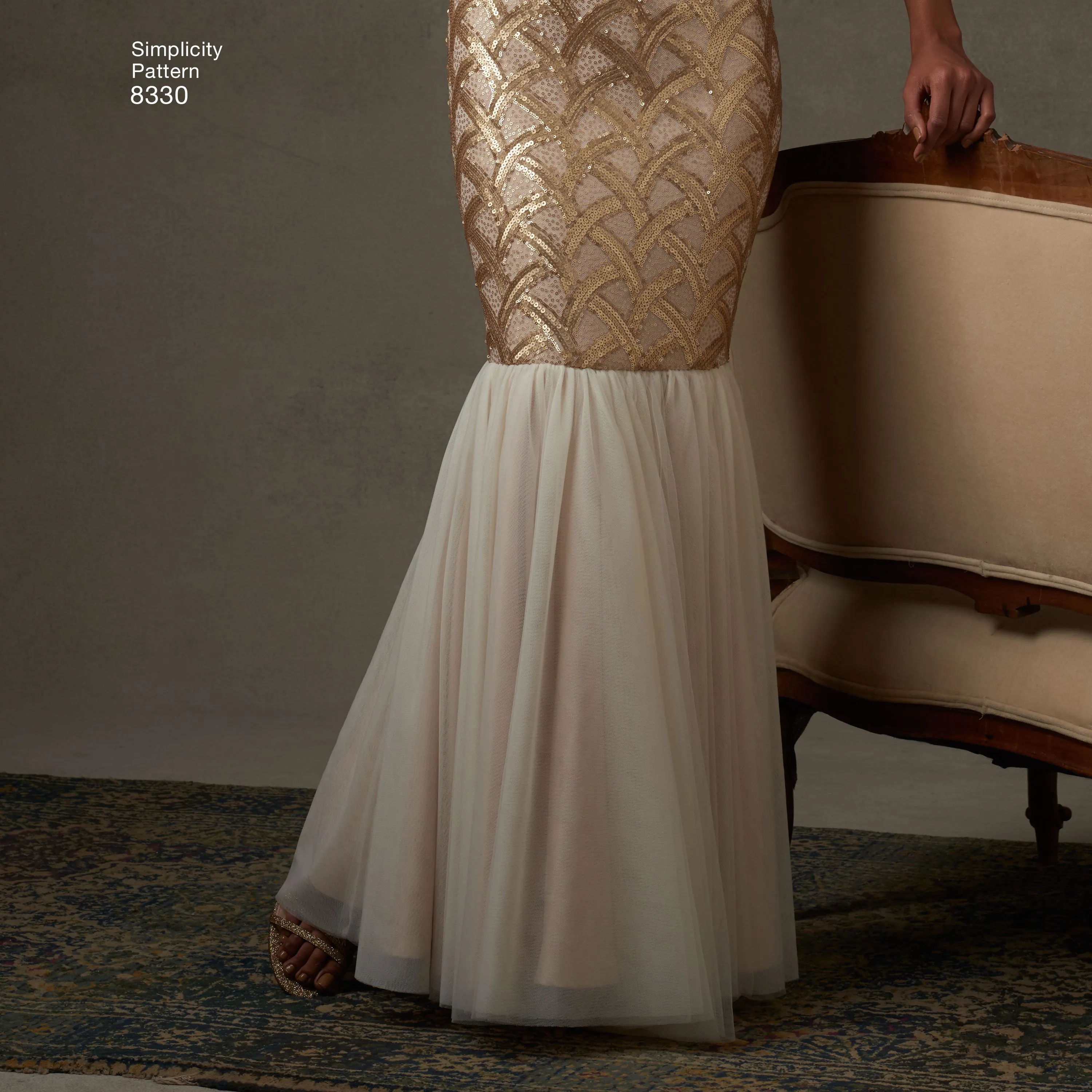 Simplicity Pattern 8330 Women's Dress with Skirt and Back Variations