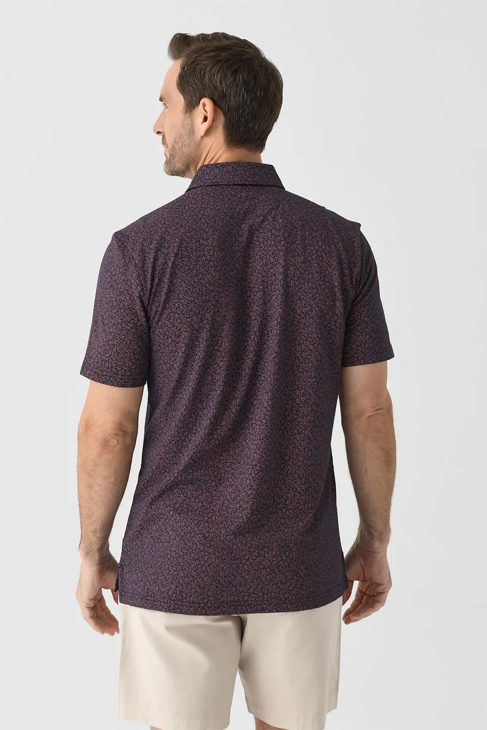 SS MOVEMENT PIQUE POLO Gamboa Summer Vines