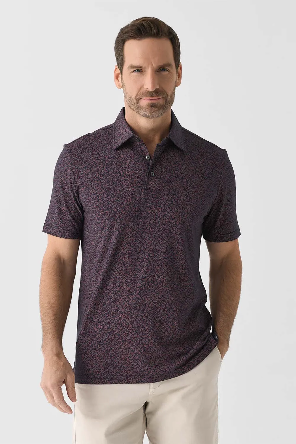 SS MOVEMENT PIQUE POLO Gamboa Summer Vines