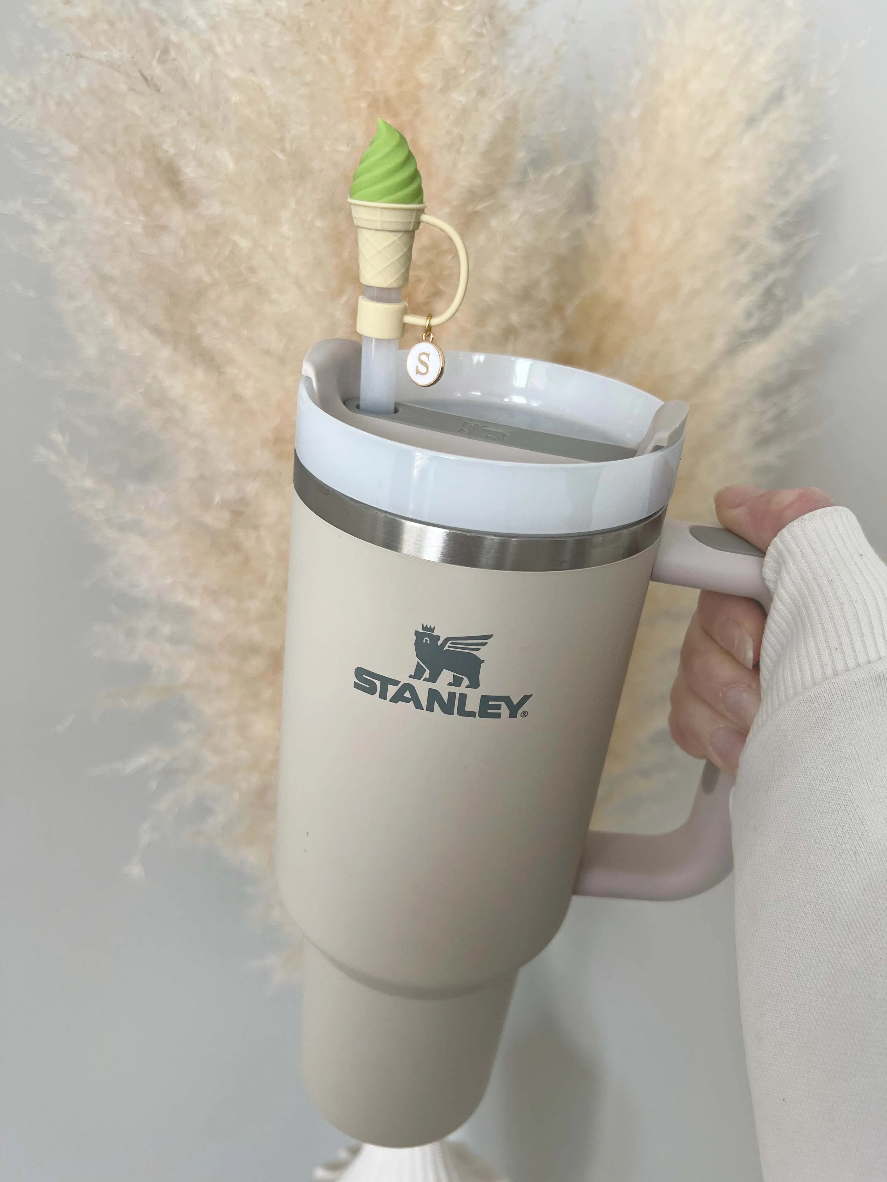Straw Cover Ice Cream