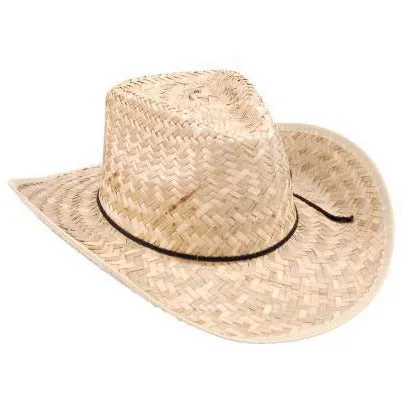 Straw Cowboy Hat for Men and Women