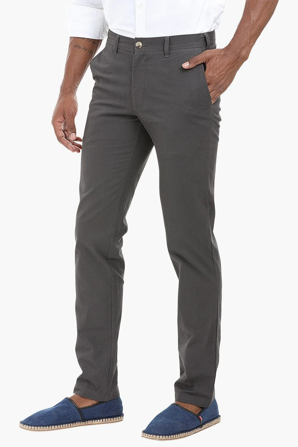 Twill Chino Casual Pants