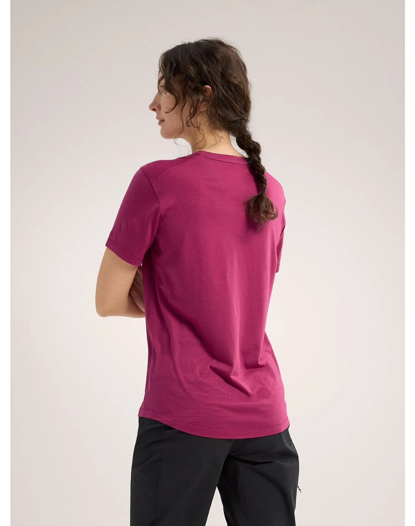 Women's Lana Merino Wool Crew Neck Short Sleeve Shirt