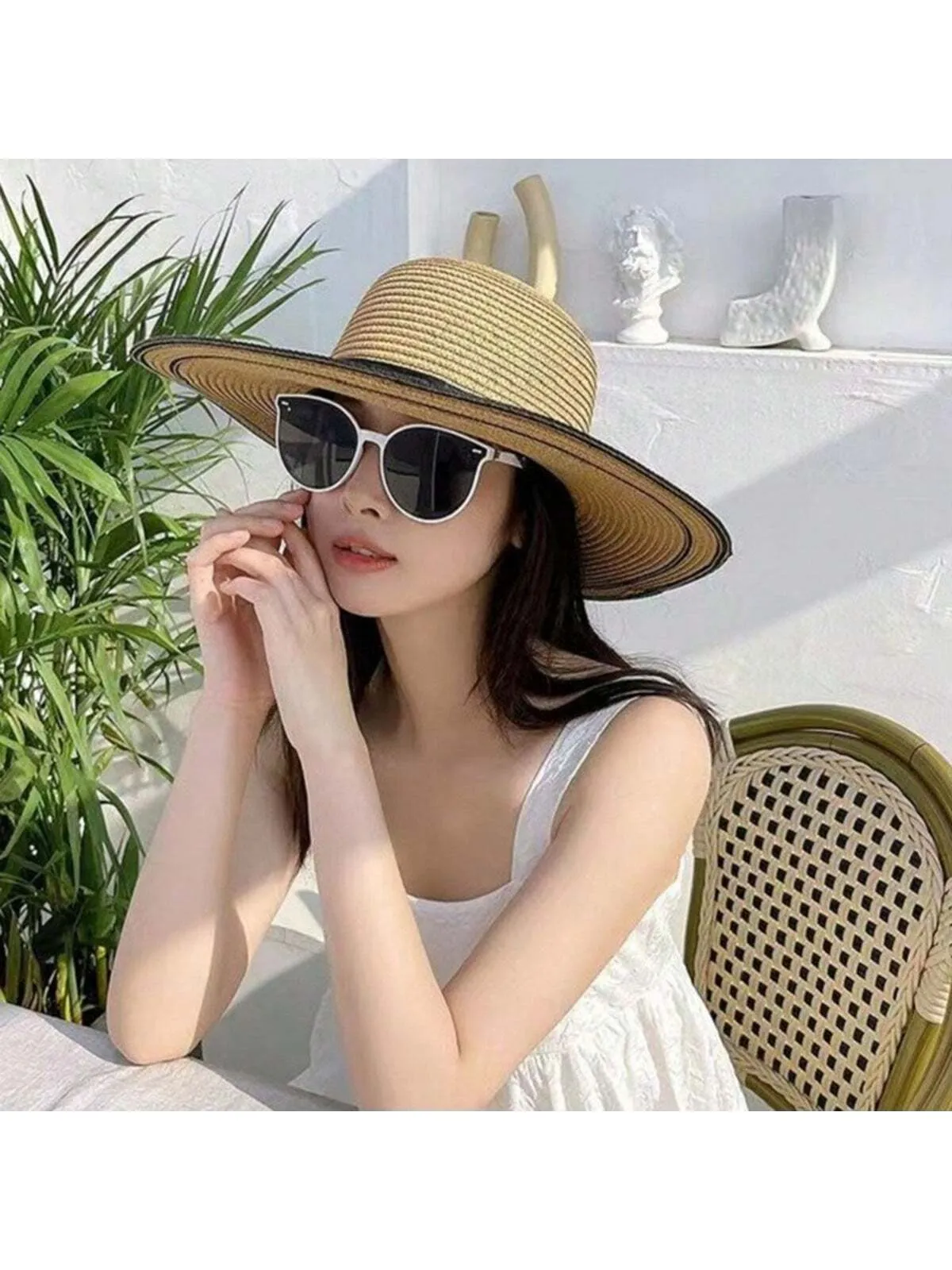 Women's Sun Beach Straw Hat